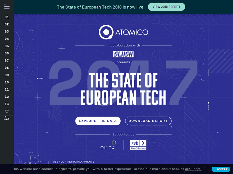 Screenshot of The State of European Tech