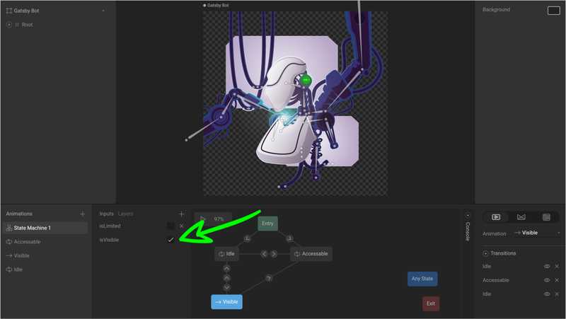 Performant Animation - isVisible